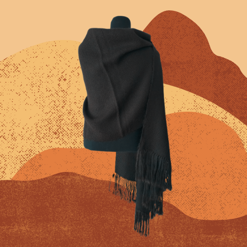 Black Llama Pashmina