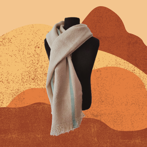 Pashmina Natural de Llama