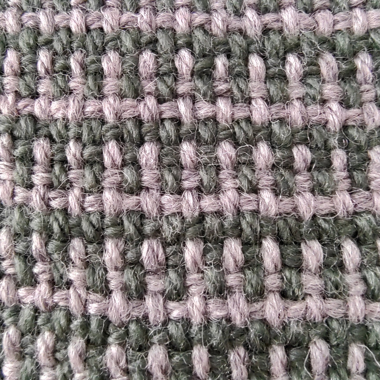 Bufanda Verde y Gris de Oveja