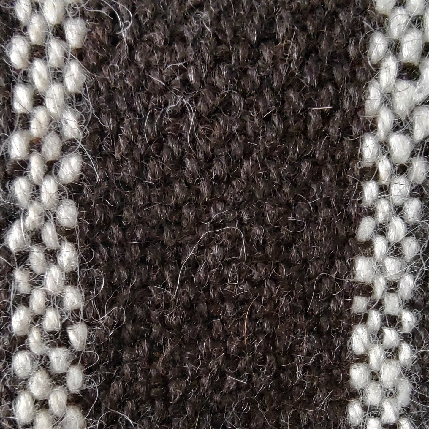 Pashmina Negra y Natural de Llama