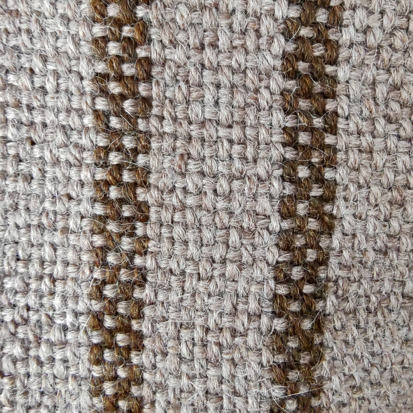 Ruana Marrón y Beige de Oveja y Alpaca