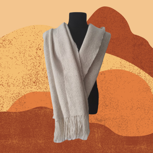 Pashmina Natural de Llama