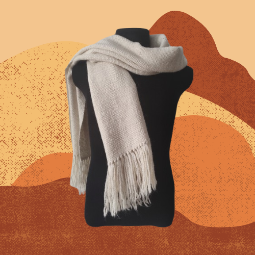 Pashmina Natural de Llama