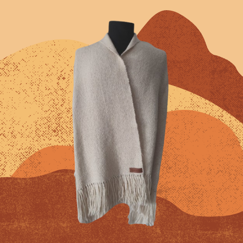Pashmina Natural de Llama