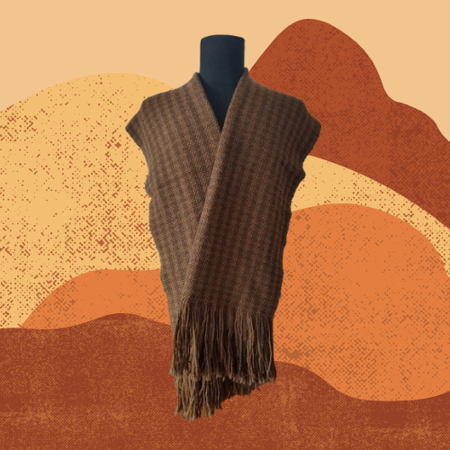 Pashmina Marrón de Oveja