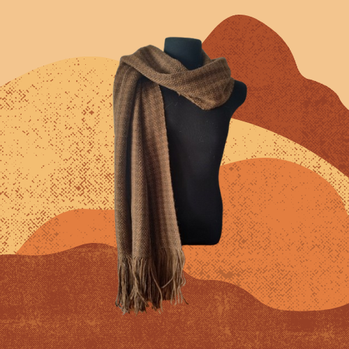 Pashmina Marrón de Oveja