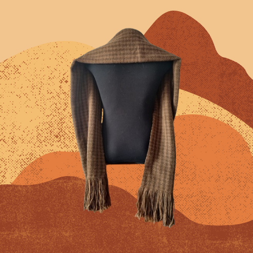 Pashmina Marrón de Oveja