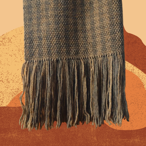 Pashmina Marrón de Oveja