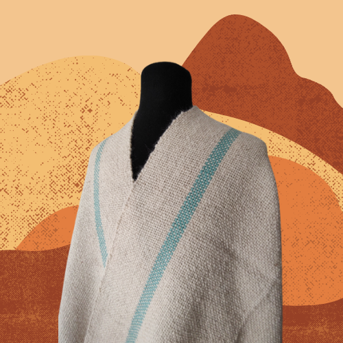 Pashmina Natural de Llama